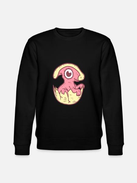 Doux bébé Dino - Sweat bio CHANGER Stanley/Stella Unisexe - noir