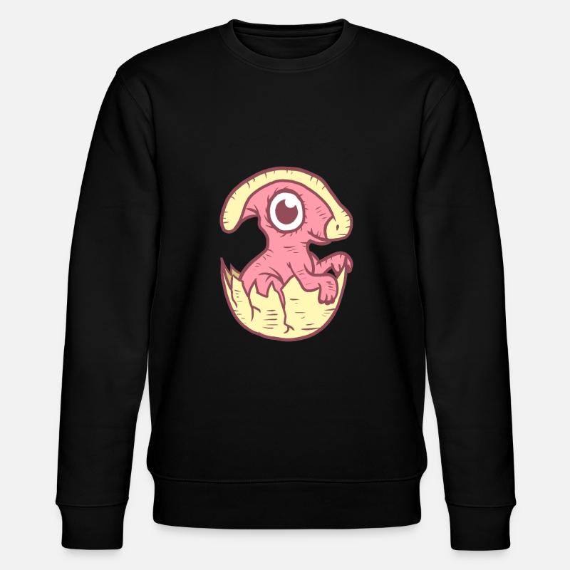 Doux bébé Dino - Sweat bio CHANGER Stanley/Stella Unisexe - noir