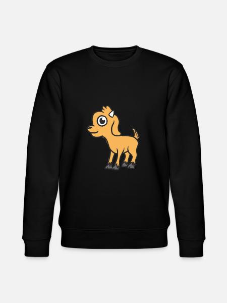 Baby Ziege - Stanley/Stella Unisex Bio-Sweatshirt CHANGER  - Schwarz