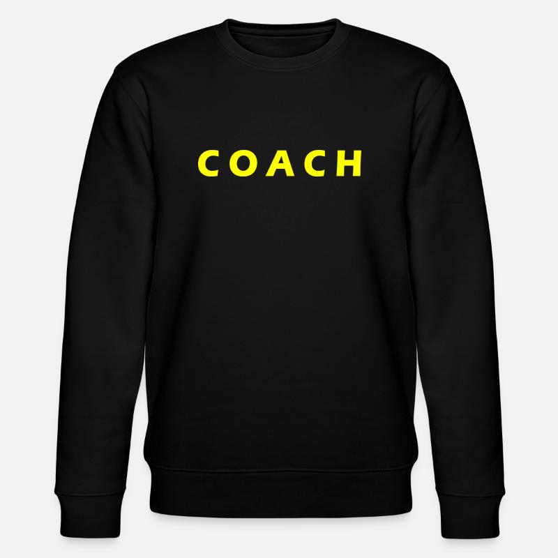 COACH - Stanley/Stella Unisex Bio-Sweatshirt CHANGER  - Schwarz