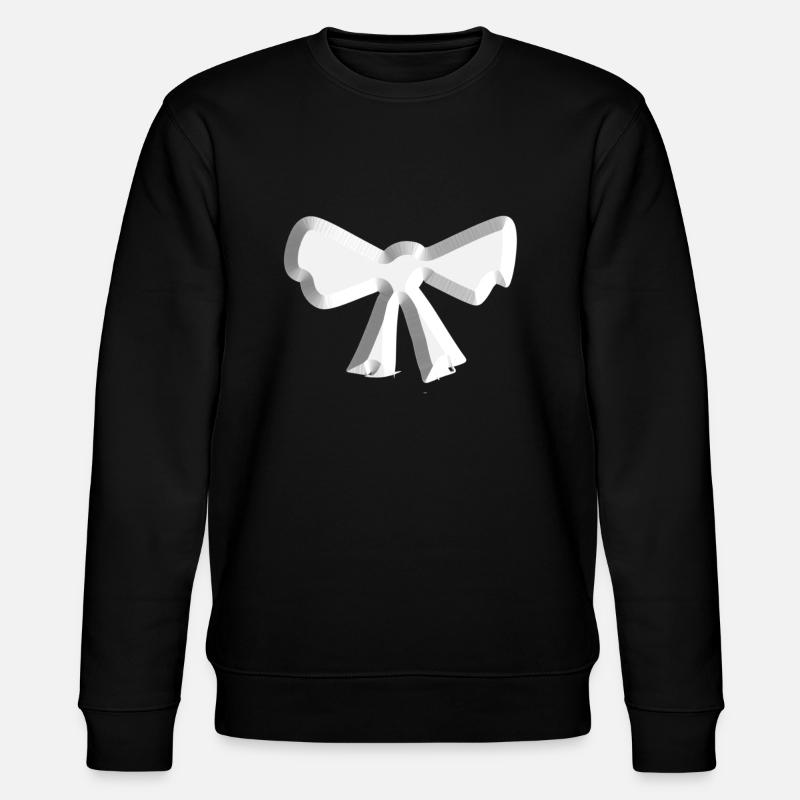 loop symbol fly silver - Stanley/Stella CHANGER Unisex Organic Sweatshirt - black