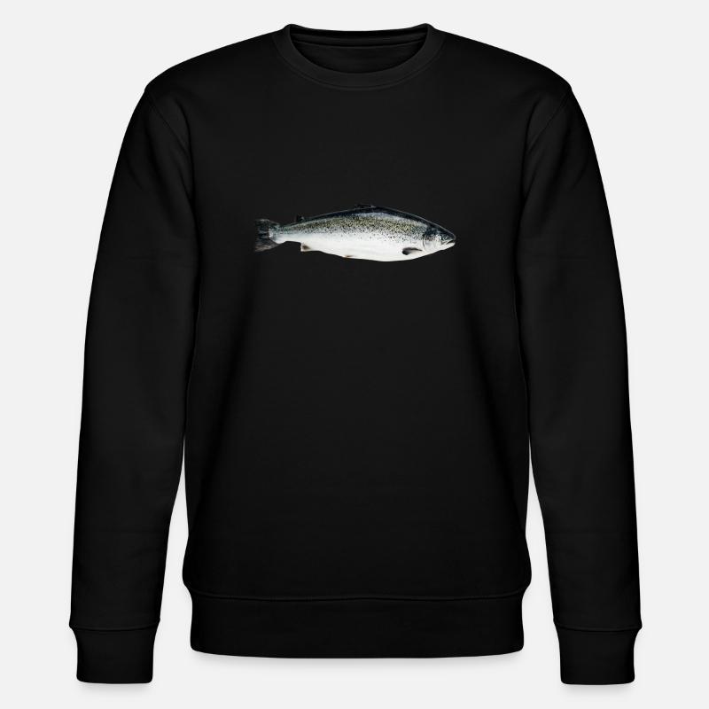 Lachs - Stanley/Stella Unisex Bio-Sweatshirt CHANGER  - Schwarz