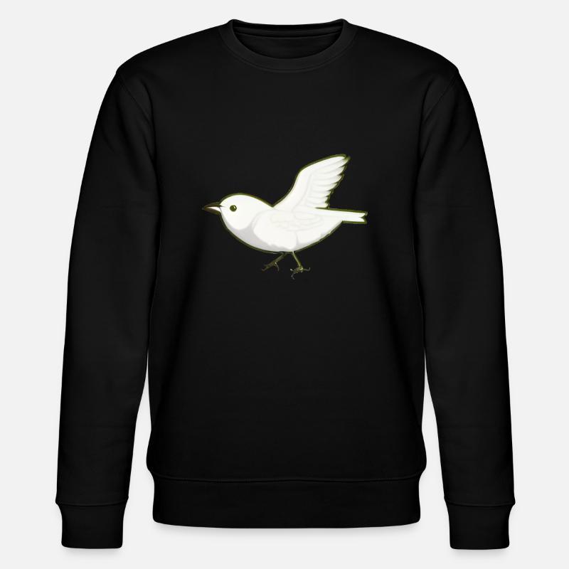 vogel tier flügel fliegen - Stanley/Stella Unisex Bio-Sweatshirt CHANGER - Schwarz