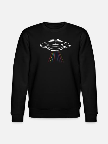 Funny Alien Alien Gift - Stanley/Stella CHANGER Unisex Organic Sweatshirt - black