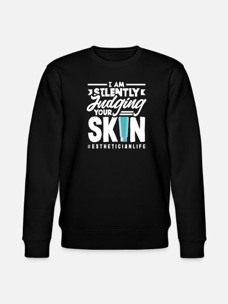 Skin Care Beautician Cosmetics - Stanley/Stella CHANGER Unisex Organic Sweatshirt - black