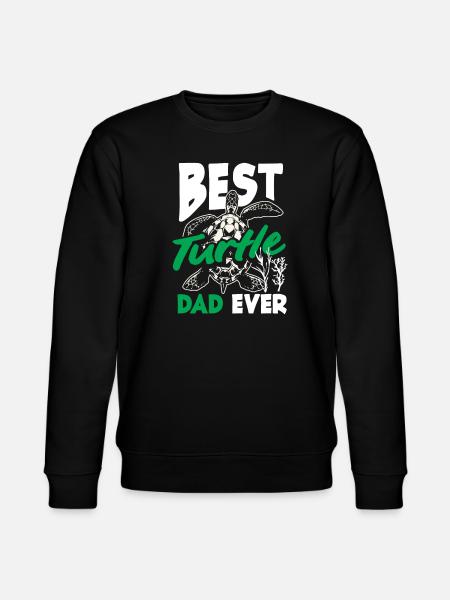 Turtle Sea Turtle Gift - Stanley/Stella CHANGER Unisex Organic Sweatshirt - black