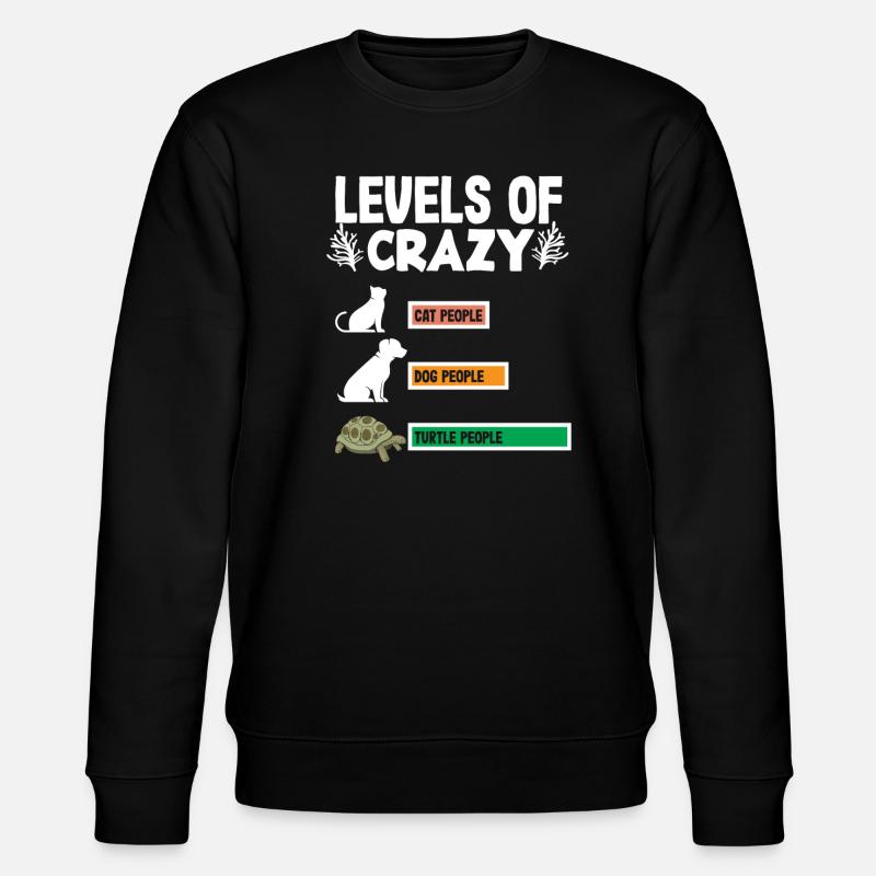 Turtle Sea Turtle Gift - Stanley/Stella CHANGER Unisex Organic Sweatshirt - black