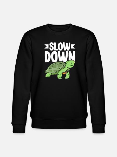 Turtle Sea Turtle Gift - Stanley/Stella CHANGER Unisex Organic Sweatshirt - black