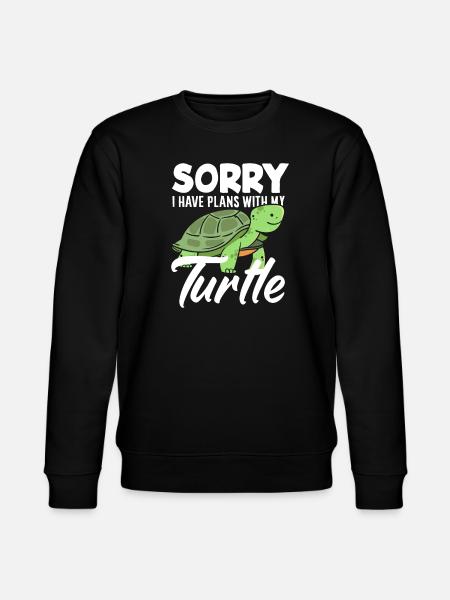 Turtle Sea Turtle Gift - Stanley/Stella CHANGER Unisex Organic Sweatshirt - black