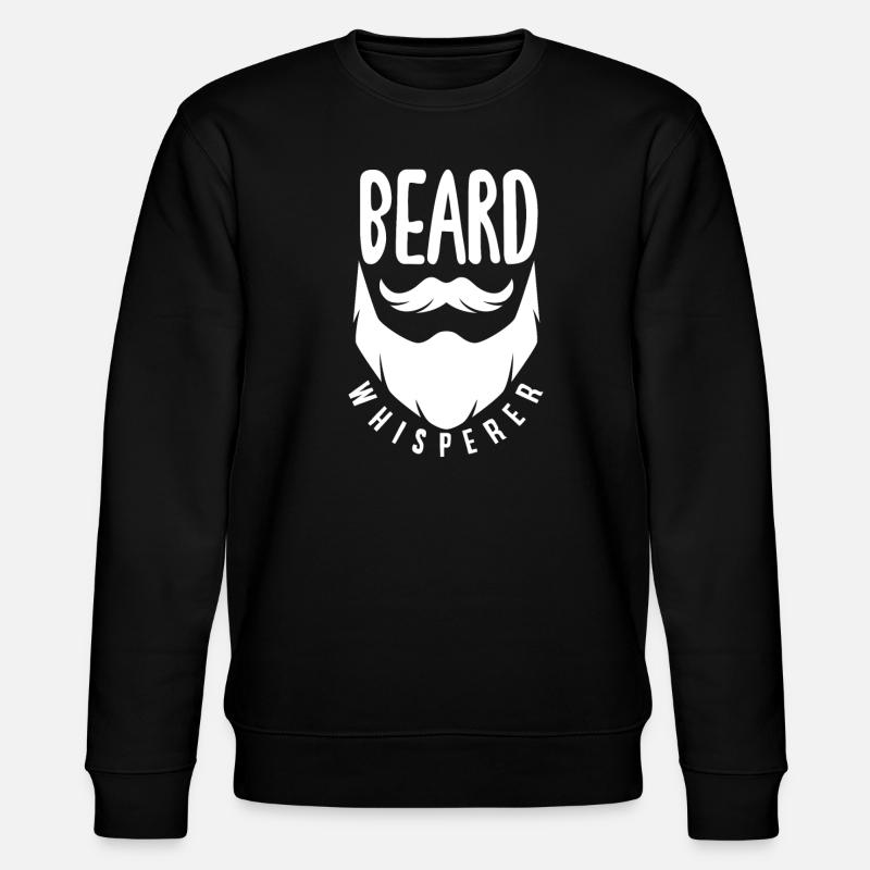 Bartpflege Bart Liebhaber Männer Bart - Stanley/Stella Unisex Bio-Sweatshirt CHANGER  - Schwarz