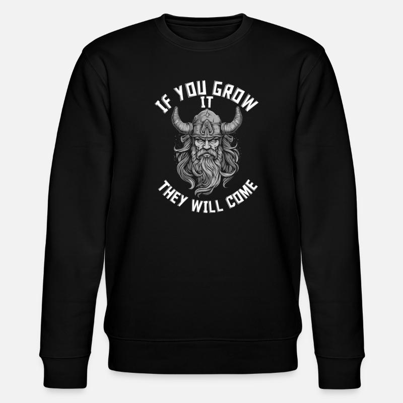 Soins de la barbe Beard Lover Hommes Barbe - Sweat bio CHANGER Stanley/Stella Unisexe - noir