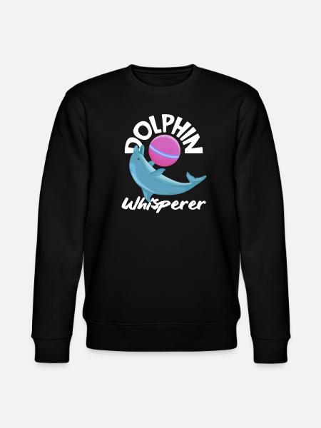 Dolphin Whisperer Player Career - Stanley/Stella CHANGER Unisex Organic Sweatshirt - black