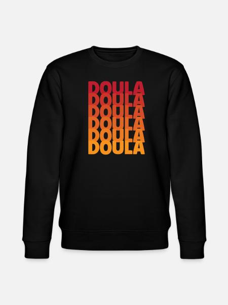Doula Gift Doula Doulas - Stanley/Stella CHANGER Unisex Organic Sweatshirt - black
