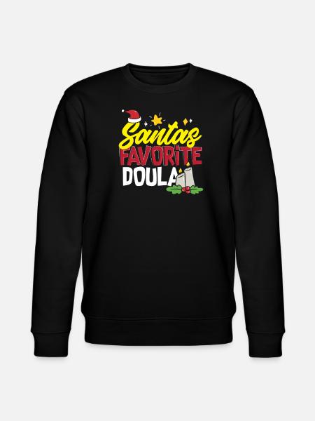 Doula Gift Doula Doulas - Stanley/Stella CHANGER Unisex Organic Sweatshirt - black