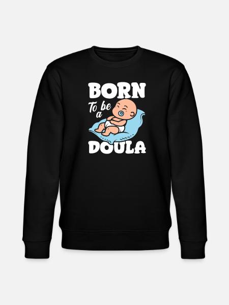 Doula Gift Doula Doulas - Stanley/Stella CHANGER Unisex Organic Sweatshirt - black