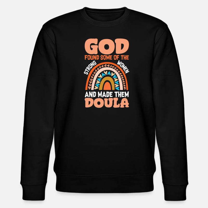 Doula Gift Doula Doulas - Stanley/Stella CHANGER Unisex Organic Sweatshirt - black