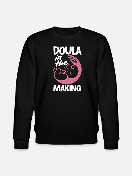 Doula Gift Doula Doulas - Stanley/Stella CHANGER Unisex Organic Sweatshirt - black
