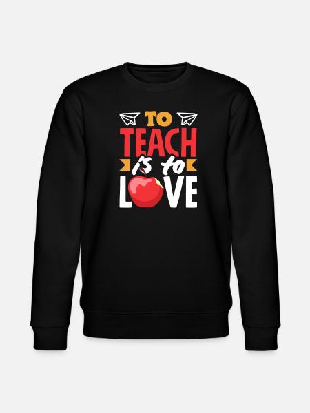 Funny Teacher Teacher Gift - Stanley/Stella CHANGER Unisex Organic Sweatshirt - black