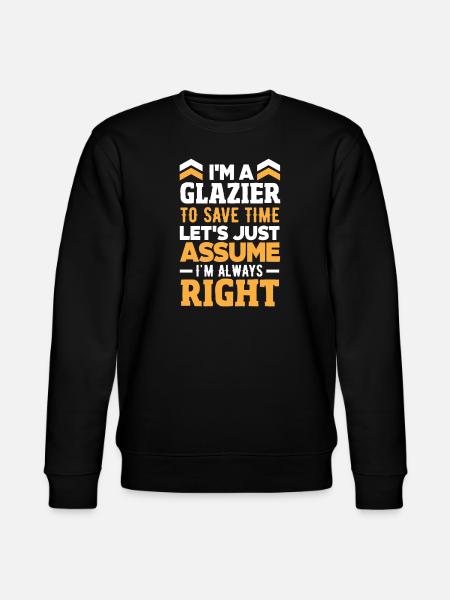 Glasses Gift - Stanley/Stella CHANGER Unisex Organic Sweatshirt - black