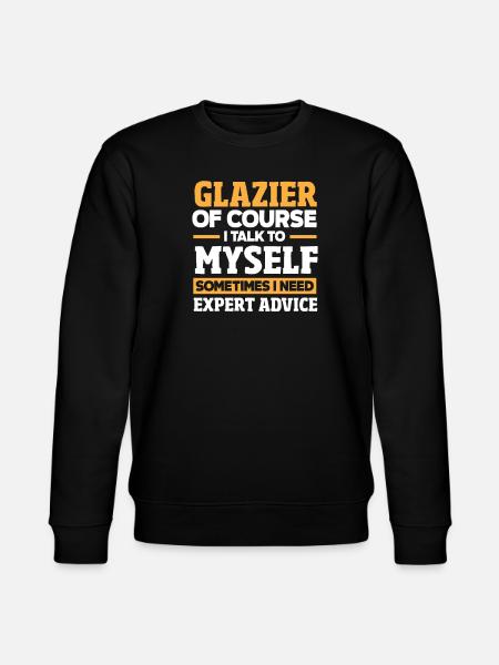 Glasses Gift - Stanley/Stella CHANGER Unisex Organic Sweatshirt - black