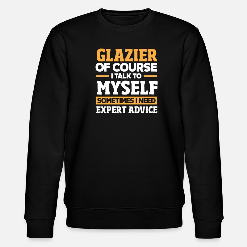 Glasses Gift - Stanley/Stella CHANGER Unisex Organic Sweatshirt - black