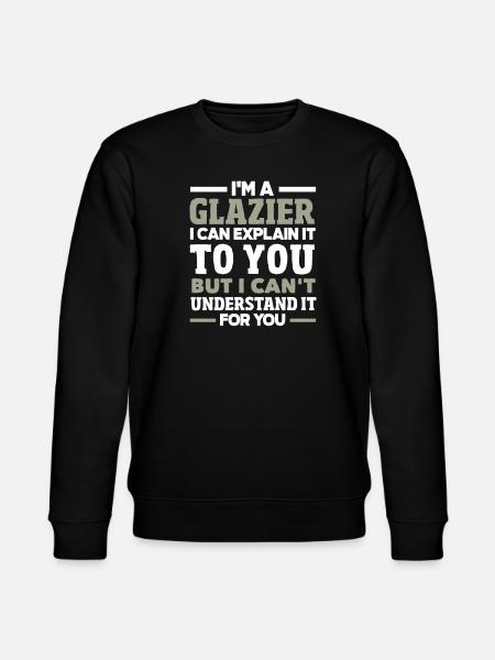 Glasses Gift - Stanley/Stella CHANGER Unisex Organic Sweatshirt - black