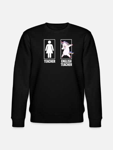 Funny Teacher Teacher Gift - Stanley/Stella CHANGER Unisex Organic Sweatshirt - black