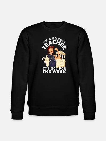Funny Teacher Teacher Gift - Stanley/Stella CHANGER Unisex Organic Sweatshirt - black