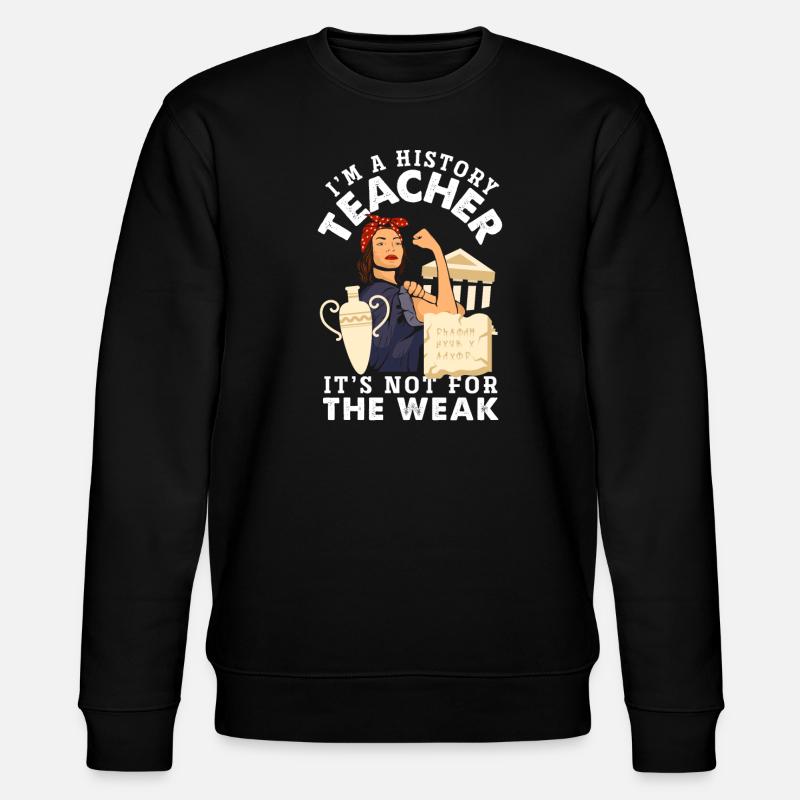 Funny Teacher Teacher Gift - Stanley/Stella CHANGER Unisex Organic Sweatshirt - black