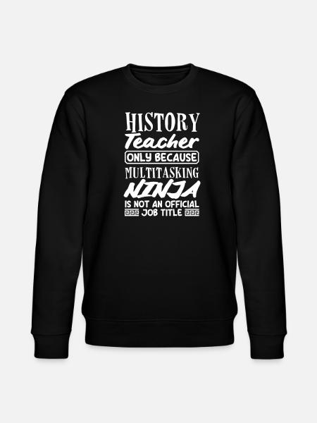 Funny Teacher Teacher Gift - Stanley/Stella CHANGER Unisex Organic Sweatshirt - black