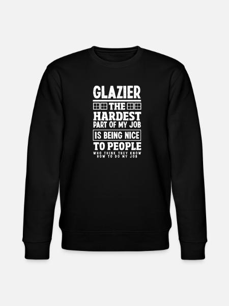 Glaser Geschenk - Stanley/Stella Unisex Bio-Sweatshirt CHANGER - Schwarz