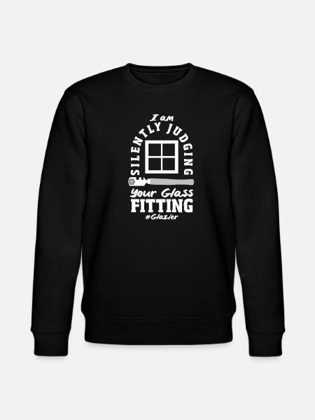 Glasses Gift - Stanley/Stella CHANGER Unisex Organic Sweatshirt - black