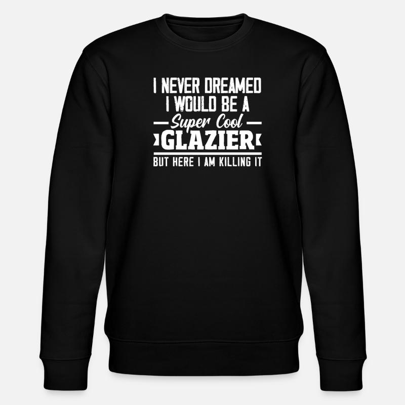 Glaser Geschenk - Stanley/Stella Unisex Bio-Sweatshirt CHANGER  - Schwarz