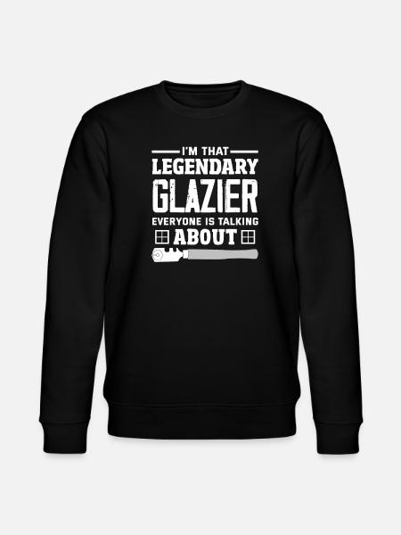Glaser Geschenk - Stanley/Stella Unisex Bio-Sweatshirt CHANGER - Schwarz