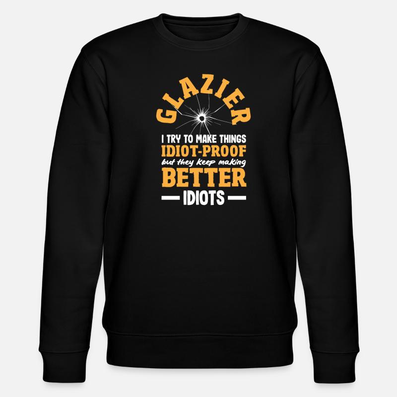 Cadeau de lunettes - Sweat bio CHANGER Stanley/Stella Unisexe - noir