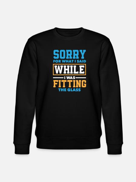 Glaser Geschenk - Stanley/Stella Unisex Bio-Sweatshirt CHANGER - Schwarz