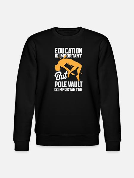 Pole vault - Stanley/Stella CHANGER Unisex Organic Sweatshirt - black