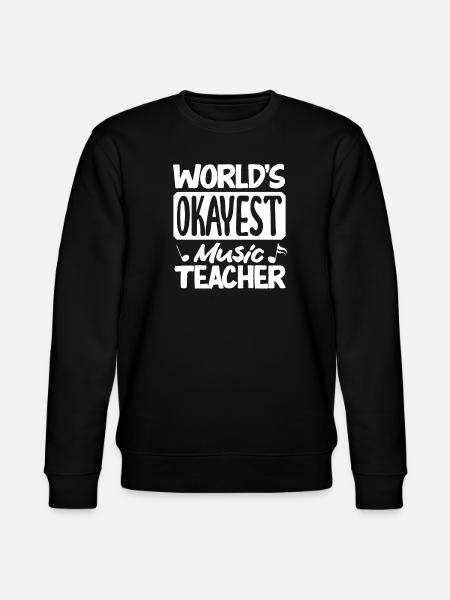 Funny Teacher Teacher Gift - Stanley/Stella CHANGER Unisex Organic Sweatshirt - black