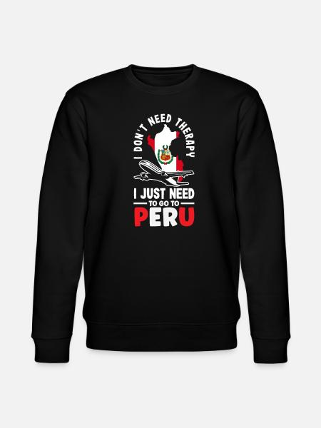 Peru Peruvian Gift - Stanley/Stella CHANGER Unisex Organic Sweatshirt - black