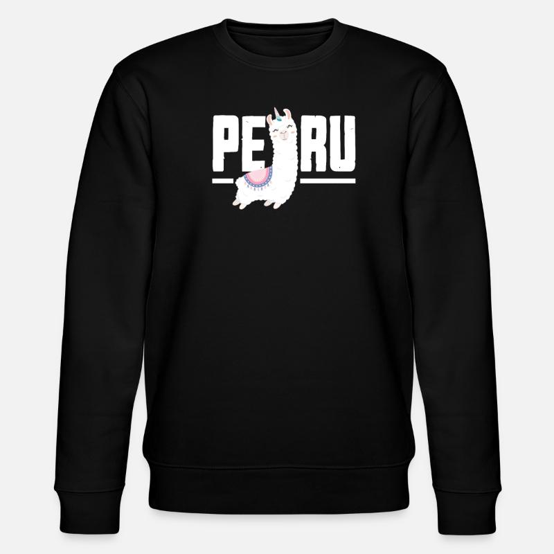 Peru Peruaner Geschenk - Stanley/Stella Unisex Bio-Sweatshirt CHANGER  - Schwarz
