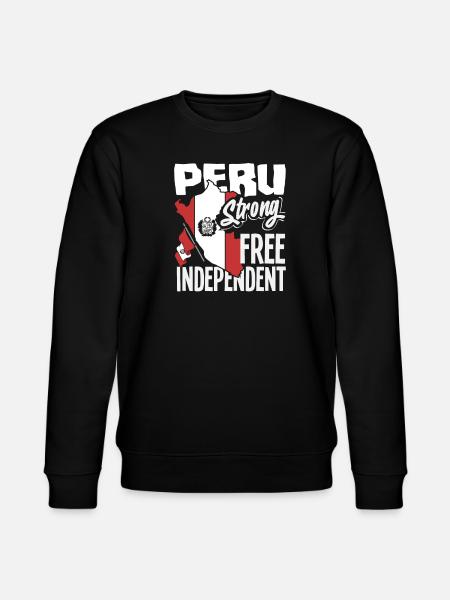 Peru Peruvian Gift - Stanley/Stella CHANGER Unisex Organic Sweatshirt - black