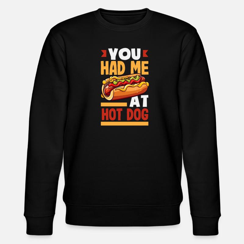 Cadeau de hot-dog drôle - Sweat bio CHANGER Stanley/Stella Unisexe - noir