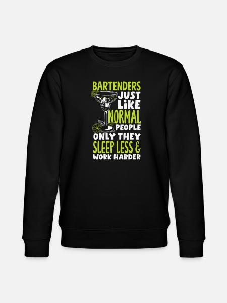 Funny Bartender Saying Bartender Gift - Stanley/Stella CHANGER Unisex Organic Sweatshirt - black
