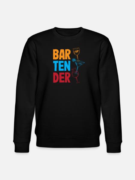 Funny Bartender Saying Bartender Gift - Stanley/Stella CHANGER Unisex Organic Sweatshirt - black