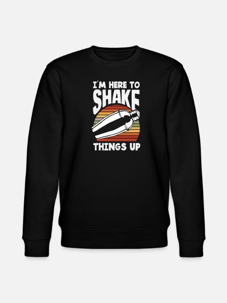 Funny Bartender Saying Bartender Gift - Stanley/Stella CHANGER Unisex Organic Sweatshirt - black