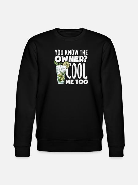 Funny Bartender Saying Bartender Gift - Stanley/Stella CHANGER Unisex Organic Sweatshirt - black
