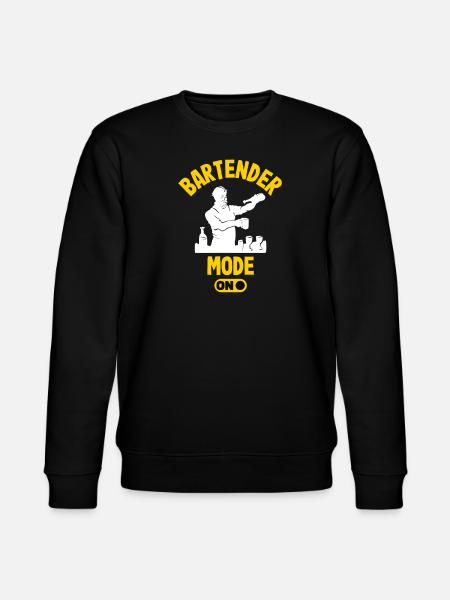 Funny Bartender Saying Bartender Gift - Stanley/Stella CHANGER Unisex Organic Sweatshirt - black
