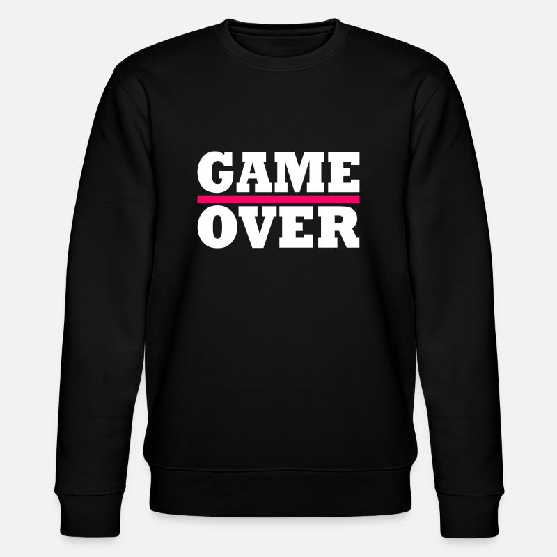 Game over - Stanley/Stella CHANGER Unisex Organic Sweatshirt - black