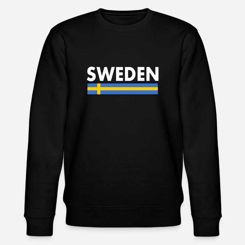 Schweden - Stanley/Stella Unisex Bio-Sweatshirt CHANGER  - Schwarz