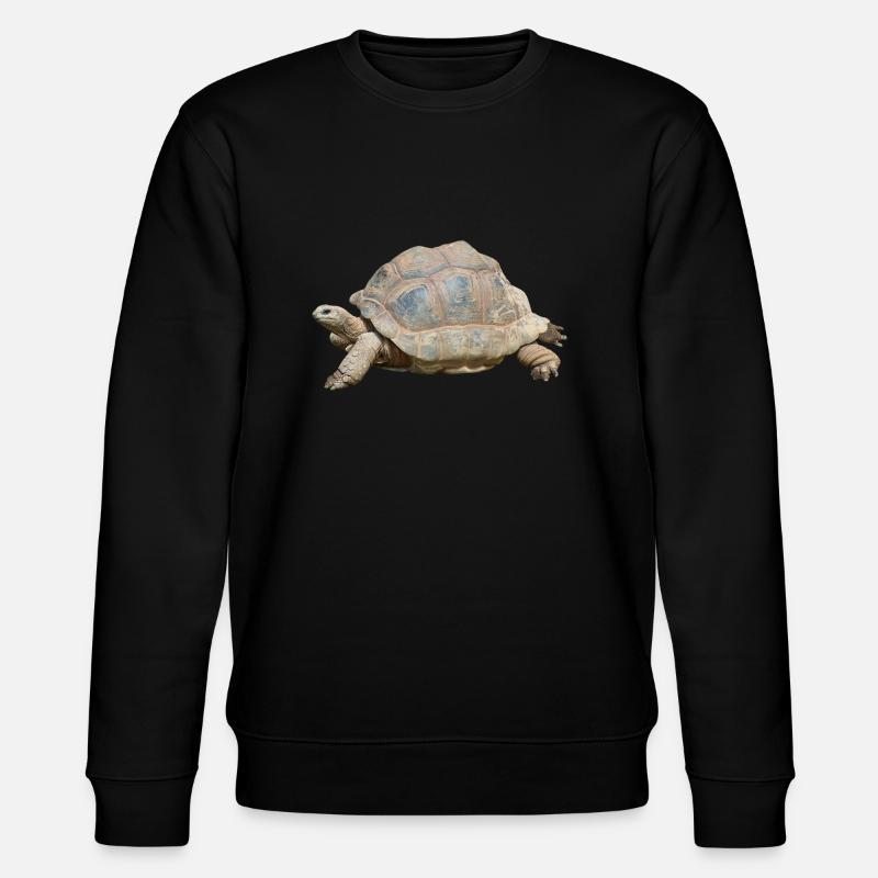 turtle schilkroete - Stanley/Stella Unisex Bio-Sweatshirt CHANGER  - Schwarz